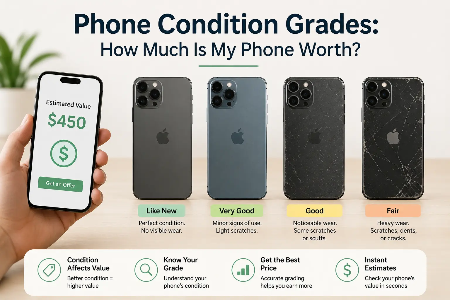 Phone condition grades